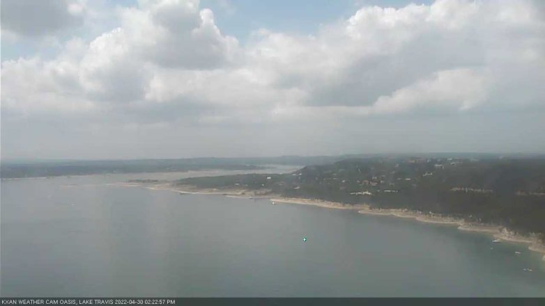 Lake Travis webcam, April 30, 2022 2:25 PM CT