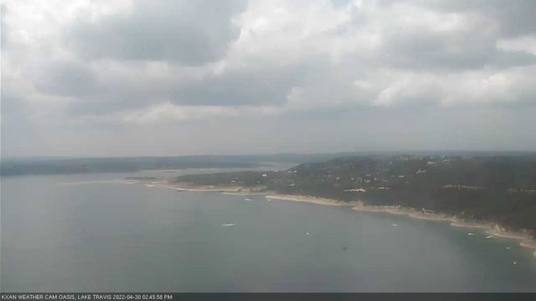 Lake Travis webcam, April 30, 2022 2:45 PM CT