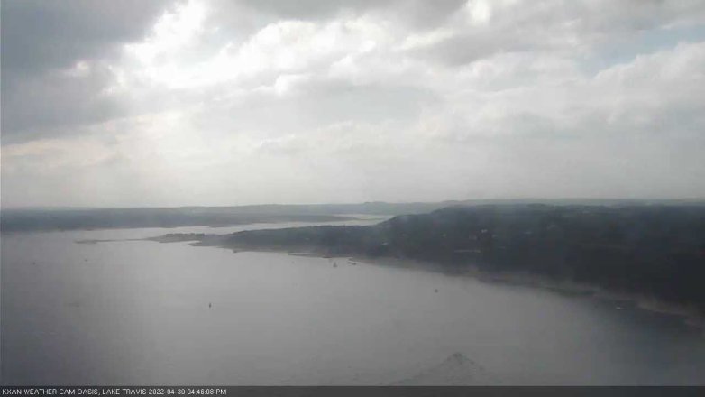 Lake Travis webcam, April 30, 2022 4:45 PM CT