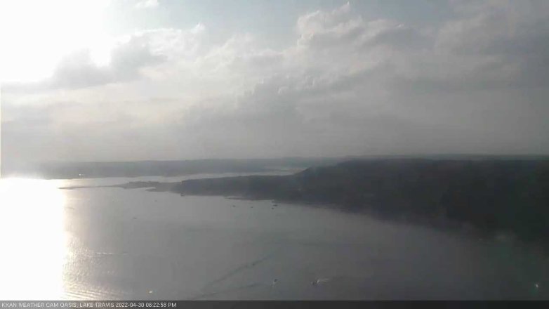 Lake Travis webcam, April 30, 2022 6:25 PM CT