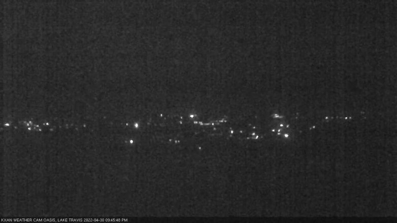 Lake Travis webcam, April 30, 2022 9:45 PM CT
