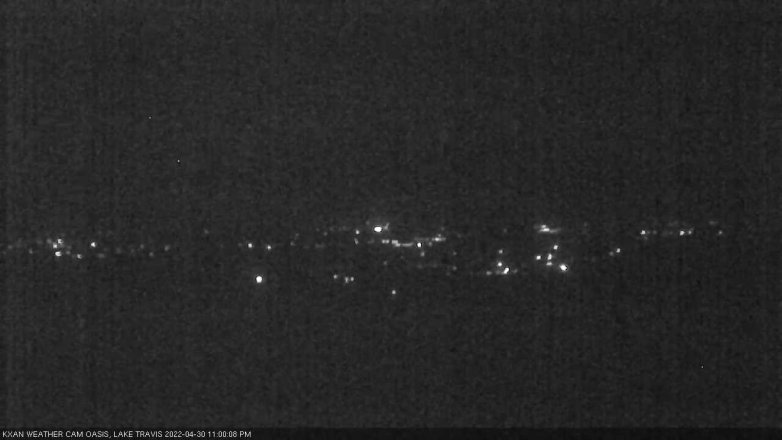 Lake Travis webcam, April 30, 2022 11:00 PM CT