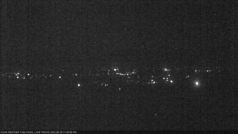 Lake Travis webcam, April 30, 2022 11:45 PM CT