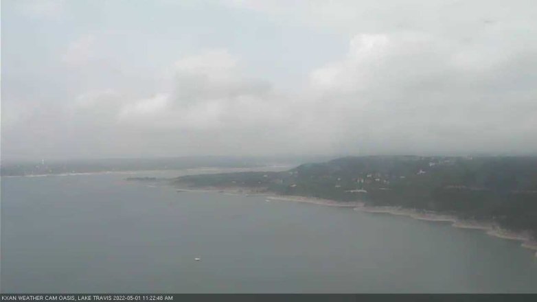 Lake Travis webcam, May 1, 2022 11:25 AM CT