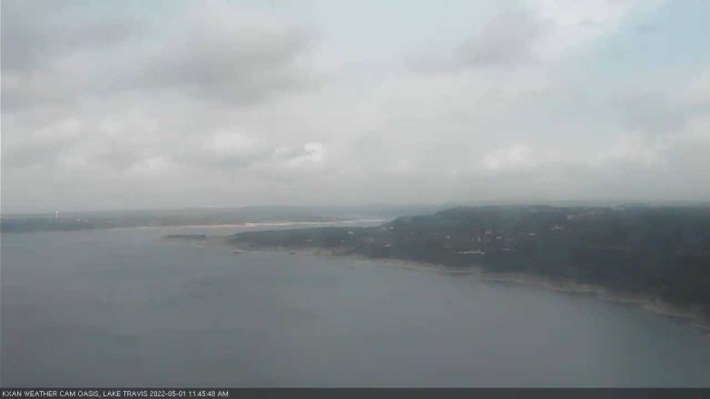 Lake Travis webcam, May 1, 2022 11:45 AM CT