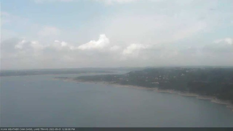 Lake Travis webcam, May 1, 2022 12:00 PM CT