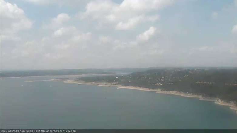 Lake Travis webcam, May 1, 2022 1:45 PM CT
