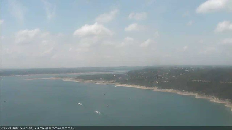 Lake Travis webcam, May 1, 2022 2:00 PM CT