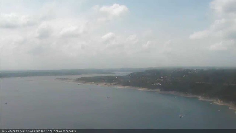 Lake Travis webcam, May 1, 2022 3:00 PM CT