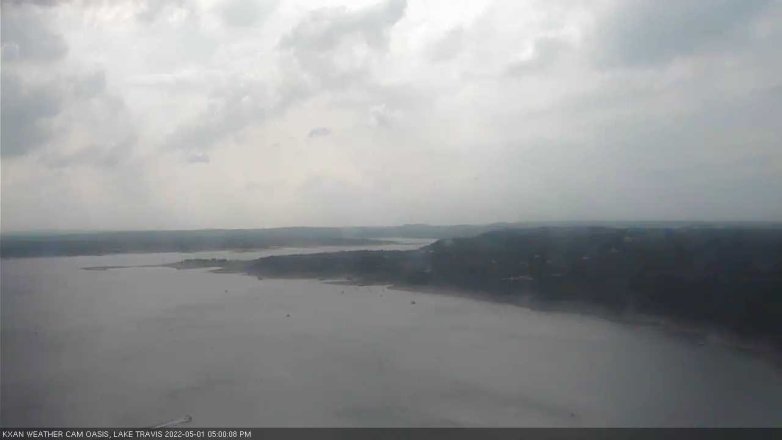Lake Travis webcam, May 1, 2022 5:00 PM CT