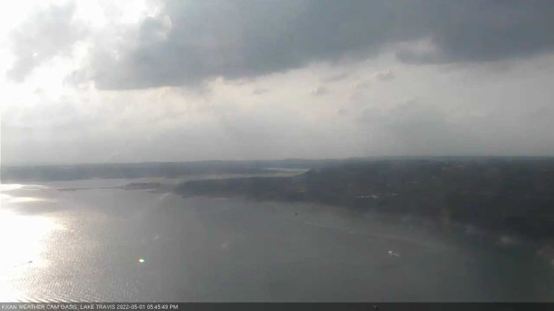 Lake Travis webcam, May 1, 2022 5:45 PM CT