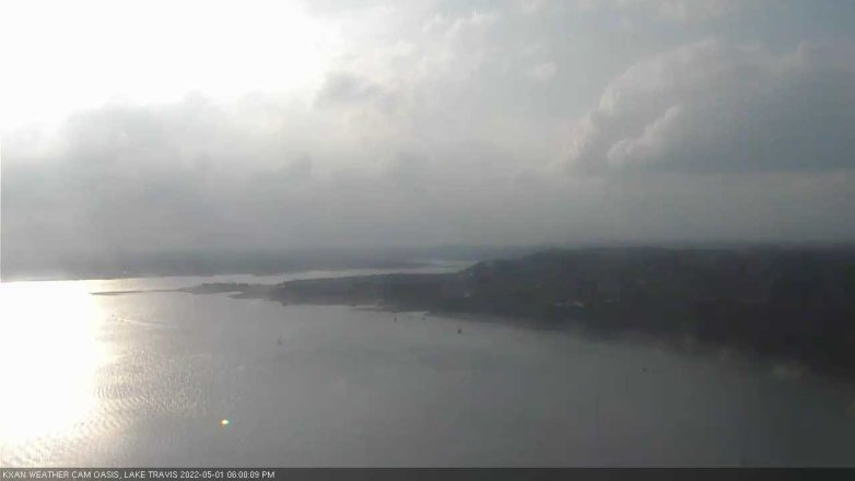Lake Travis webcam, May 1, 2022 6:00 PM CT