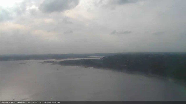 Lake Travis webcam, May 1, 2022 6:25 PM CT