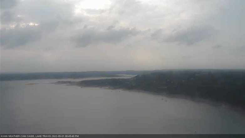 Lake Travis webcam, May 1, 2022 6:45 PM CT