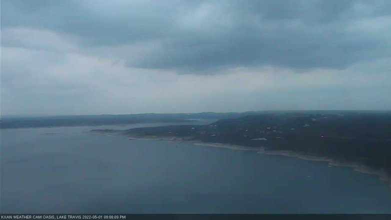 Lake Travis webcam, May 1, 2022 8:00 PM CT