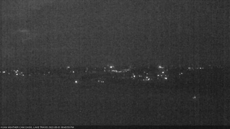 Lake Travis webcam, May 1, 2022 8:45 PM CT