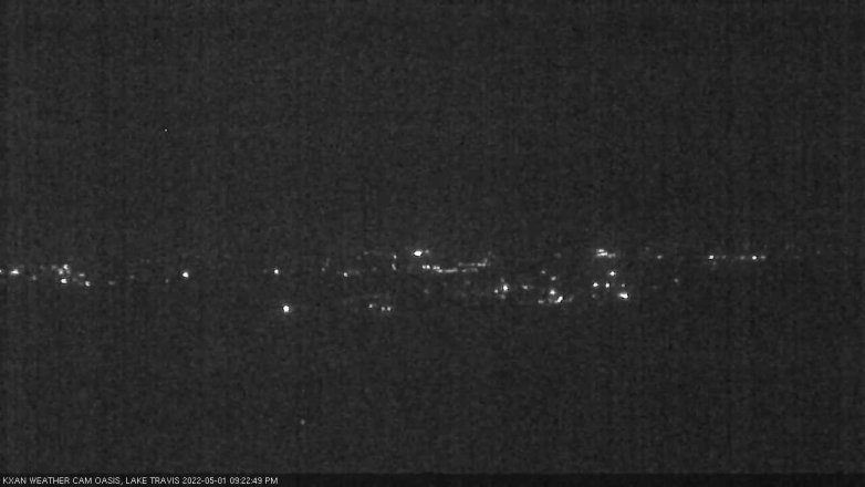 Lake Travis webcam, May 1, 2022 9:25 PM CT