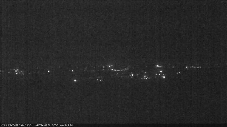 Lake Travis webcam, May 1, 2022 9:45 PM CT