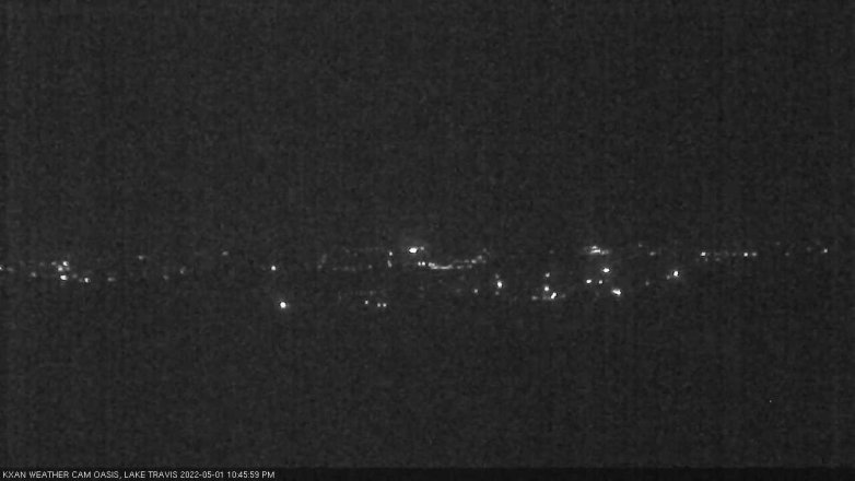 Lake Travis webcam, May 1, 2022 10:45 PM CT