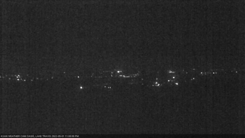 Lake Travis webcam, May 1, 2022 11:00 PM CT