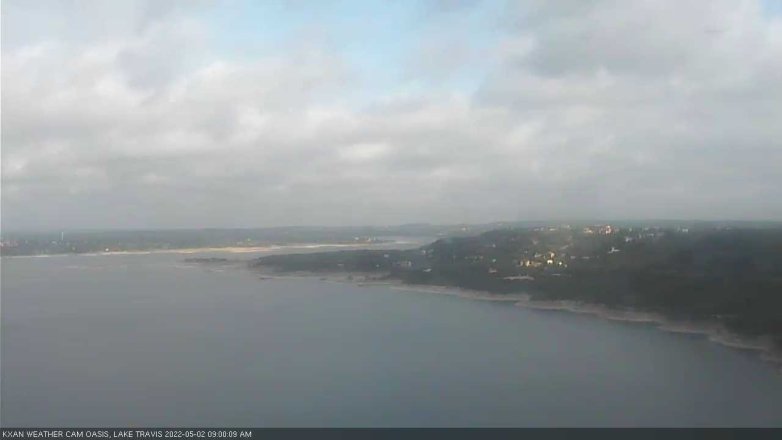 Lake Travis webcam, May 2, 2022 9:00 AM CT