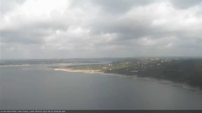 Lake Travis webcam, May 2, 2022 9:45 AM CT