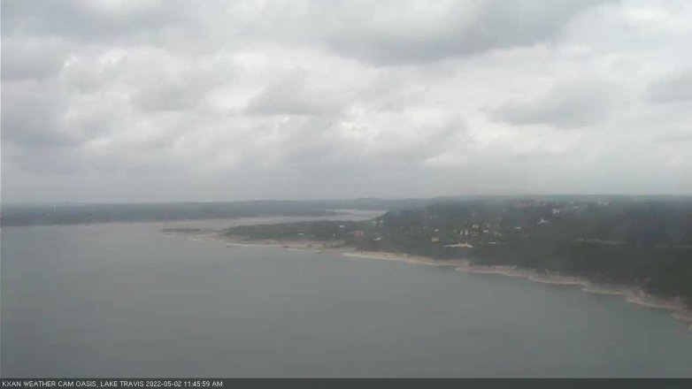 Lake Travis webcam, May 2, 2022 11:45 AM CT