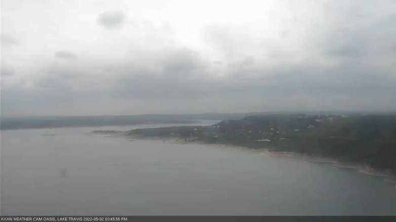 Lake Travis webcam, May 2, 2022 3:45 PM CT