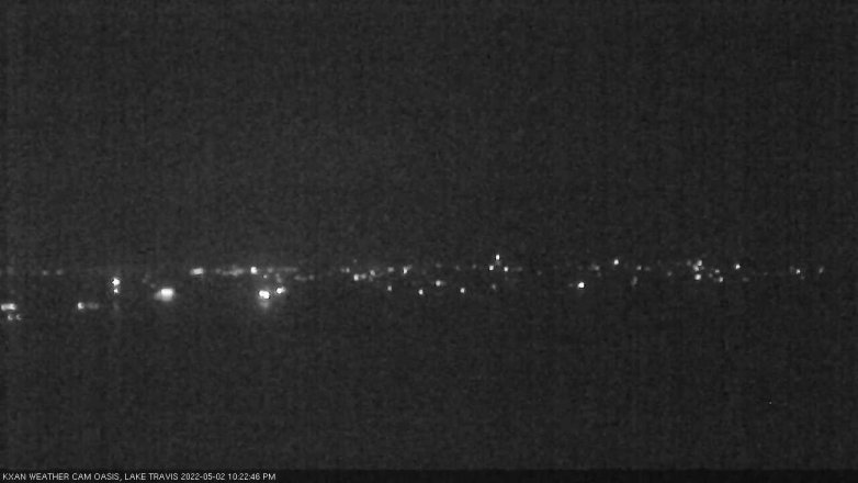 Lake Travis webcam, May 2, 2022 10:25 PM CT