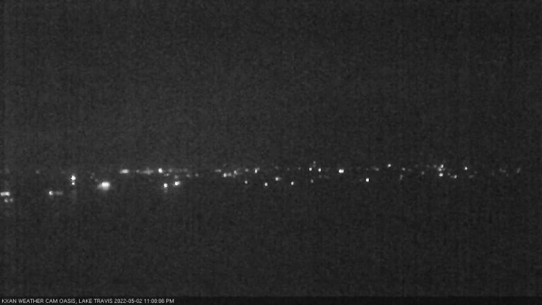 Lake Travis webcam, May 2, 2022 11:00 PM CT
