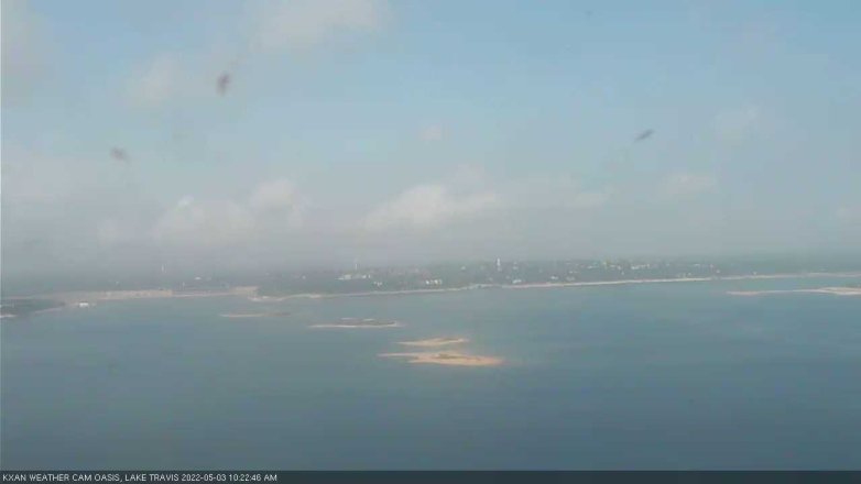 Lake Travis webcam, May 3, 2022 10:25 AM CT