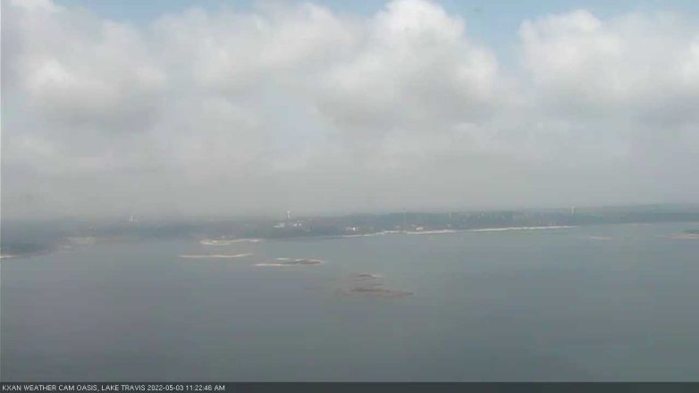 Lake Travis webcam, May 3, 2022 11:25 AM CT