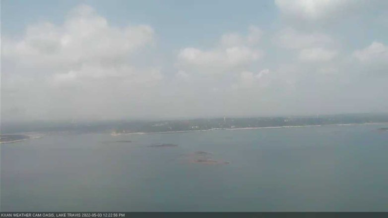 Lake Travis webcam, May 3, 2022 12:25 PM CT