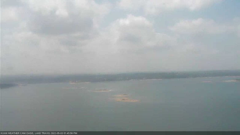 Lake Travis webcam, May 3, 2022 1:45 PM CT