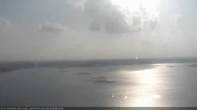 Lake Travis webcam, May 3, 2022 6:00 PM CT