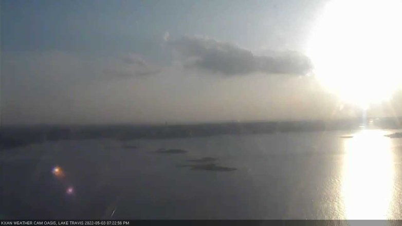 Lake Travis webcam, May 3, 2022 7:25 PM CT