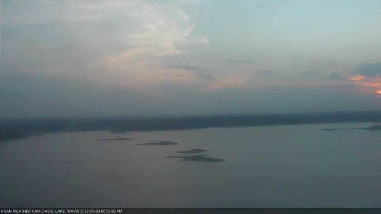 Lake Travis webcam, May 3, 2022 8:00 PM CT