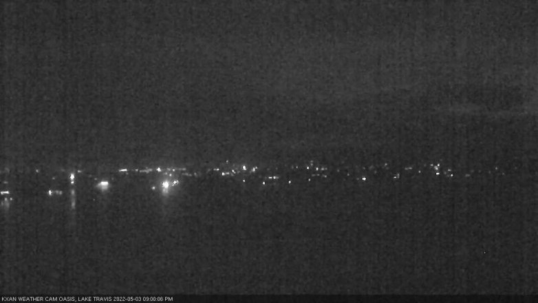 Lake Travis webcam, May 3, 2022 9:00 PM CT