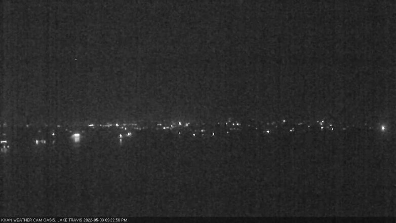 Lake Travis webcam, May 3, 2022 9:25 PM CT