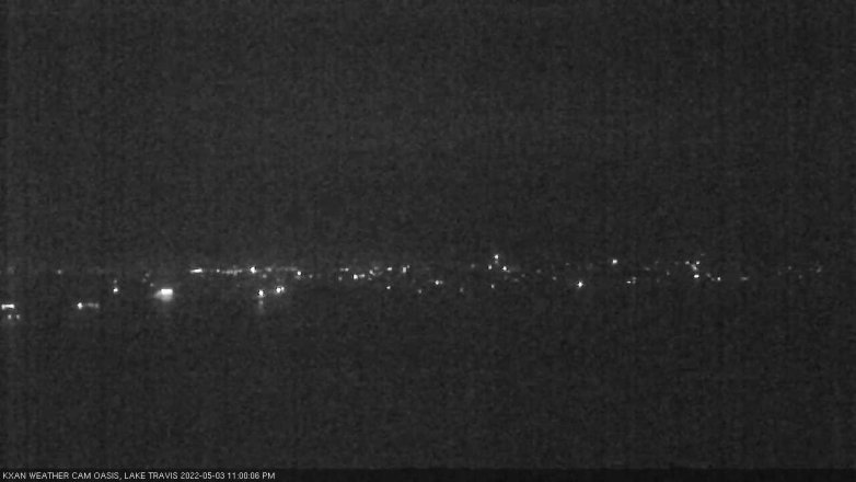 Lake Travis webcam, May 3, 2022 11:00 PM CT