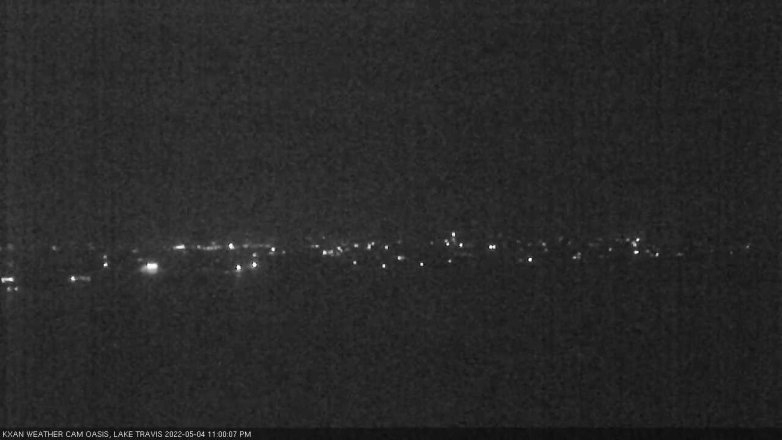 Lake Travis webcam, May 4, 2022 11:00 PM CT