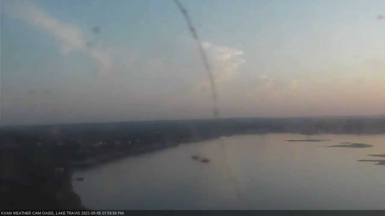 Lake Travis webcam, May 5, 2022 8:00 PM CT