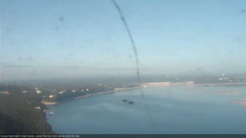 Lake Travis webcam, May 6, 2022 9:00 AM CT