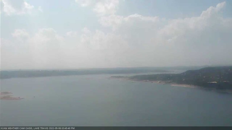 Lake Travis webcam, May 6, 2022 3:45 PM CT
