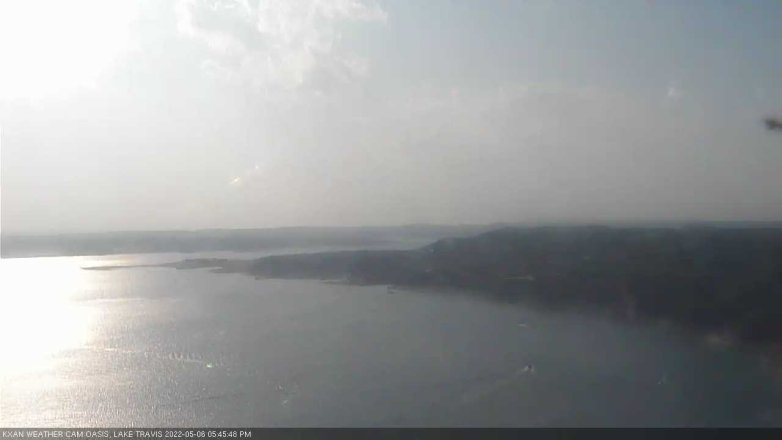Lake Travis webcam, May 6, 2022 5:45 PM CT