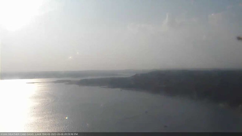 Lake Travis webcam, May 6, 2022 6:00 PM CT