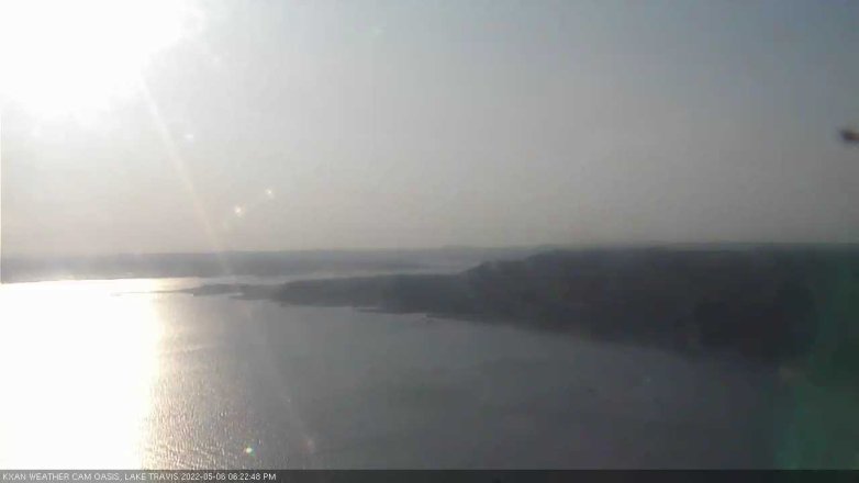 Lake Travis webcam, May 6, 2022 6:25 PM CT