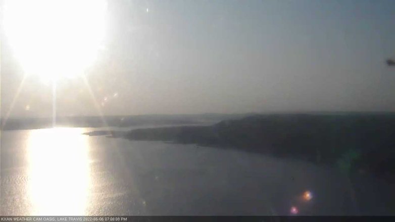 Lake Travis webcam, May 6, 2022 7:00 PM CT