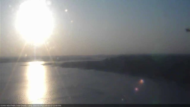 Lake Travis webcam, May 6, 2022 7:25 PM CT