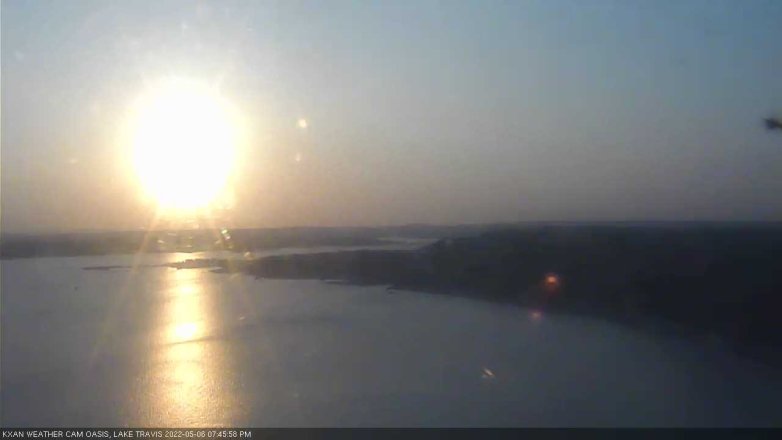 Lake Travis webcam, May 6, 2022 7:45 PM CT